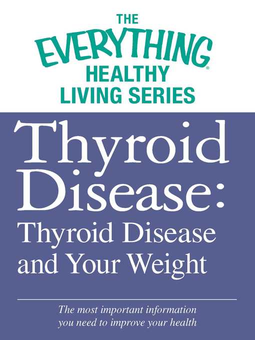 Title details for Thyroid Disease by Adams Media - Wait list